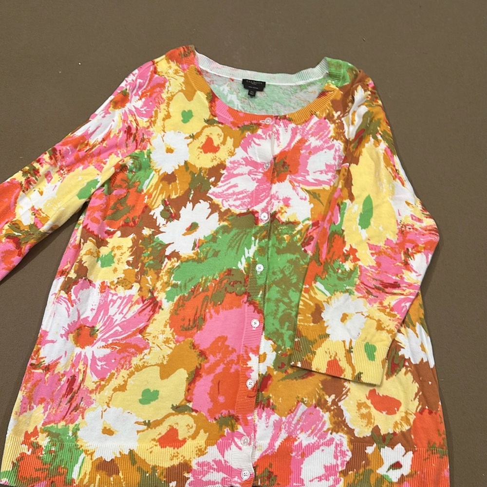 Talbots Colorful Cardigan